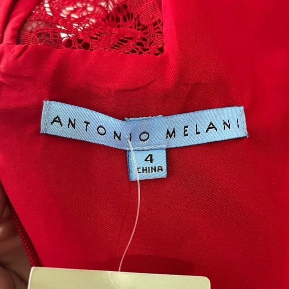 ANTONIO MELANI Red Mini Dress - Picture 6 of 8